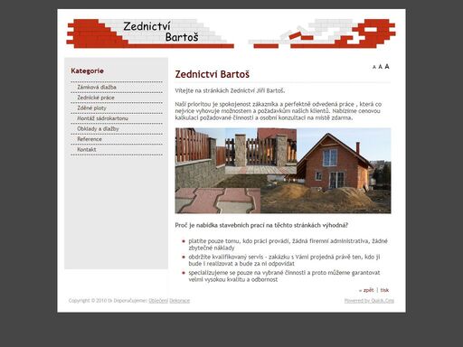 zednické práce - zámková dlažba, zednické práce