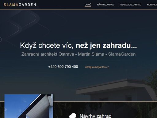 martin sláma - zahradní architekt ostrava.