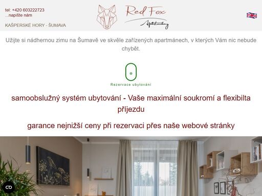 smart ubytování v apartmánech v kašperských horách na šumavě s vlastním prodejem nápojů a delikates 24/7.