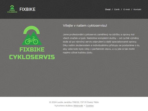 jsme profesionální cykloservis zaměřený na údržbu a opravy kol všech značek a typů. nabízíme kompletní služby – od rychlé výměny duše až po náročný servis odpružení a další specializované opravy. díky našim zkušenostem a individuálnímu přístupu se postaráme o to, aby vaše kolo bylo vždy v perfektním stavu, a vy jste si tak mohli naplno užívat...