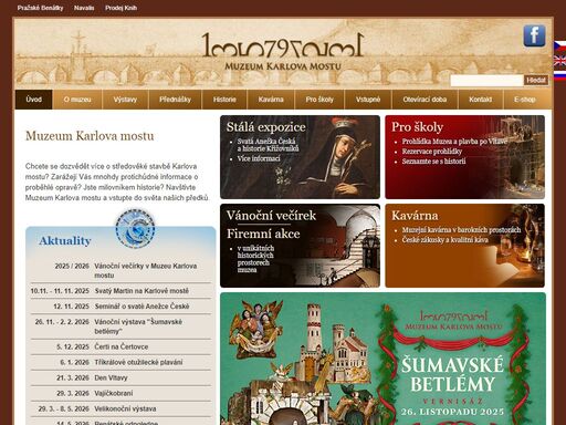 muzeum karlova mostu, historicke muzeum, karluv most, kavarna karluv most chcete se dozvědět více o stavbě karlova mostu? sledujete aktuální dění a zarážejí vás informace o probíhající opravě? navštivte naše muzeum!