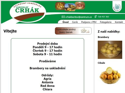 soukromý zemědělec jaroslav crhák