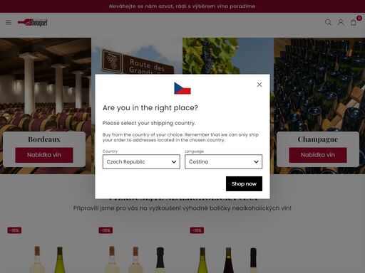 specialista na francouzská vína od roku 2010. dovážíme tichá a šumivá vína z burgundska, bordeaux, jižní rhony a champagne. vyberte si z naší kvalitní nabídky bílých, červených, růžových, tichých i šumivých vín z odrůd pinot noir, chardonnay, merlot, cabernet savignon, grenache či syrah. nechybí ani pravé šampaňské.