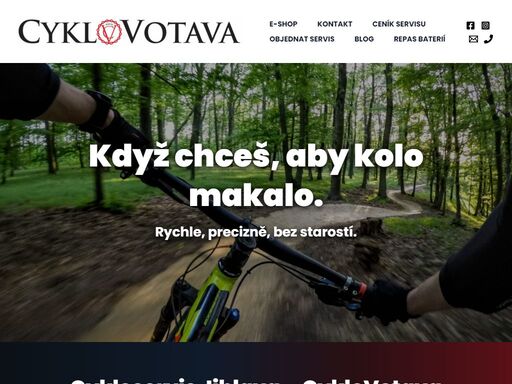 cykloservis jihlava – cyklovotava nabízí rychlý a kvalitní servis kol v jihlavě. online objednávka, náhradní díly a osobní přístup.