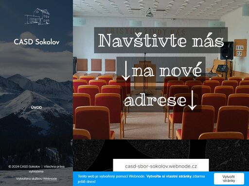 bohoslužby se konají každou sobotu od 9:30