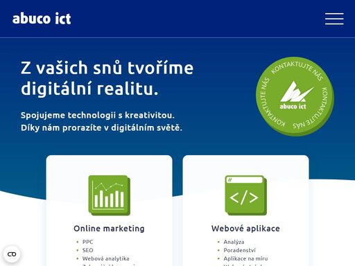 vytváříme profesionální webové aplikace dle vašich požadavků. k tomu vás podpoříme v oblasti ppc online marketingu, seo, sociálních sítí, ux&ui analýz.