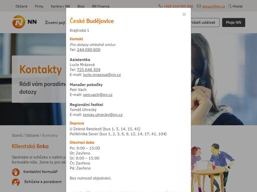 pobočka krajinská 1, české budějovice. na našich obchodních místech jsme i nadále připraveni řešit požadavky klientů.