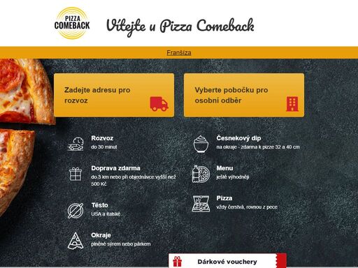 pizza comeback - 