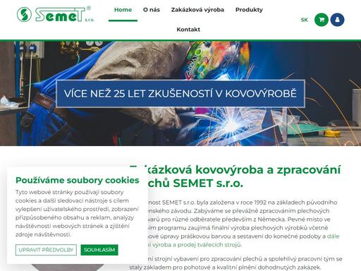 zakázková kovovýroba a zpracování plechů
