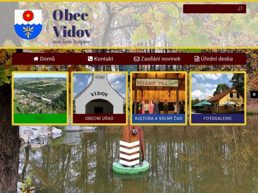 oficiální webové stránky obce vidov