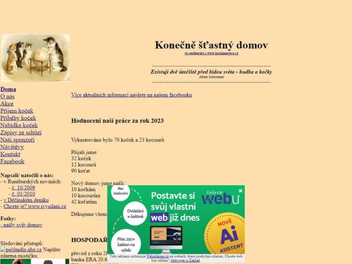 pomoc opuštěným kočkám rumburk