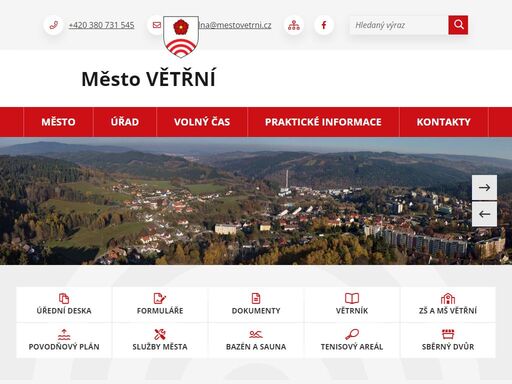 město větřní