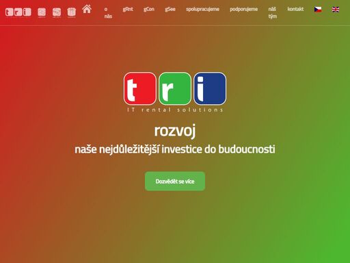 t.r.i., se zaměřuje na kompletní zabezpečení svých klientů  po softwarové i hardwarové stránce. od pronájmu notebooků až po tvorbu speciálního software.