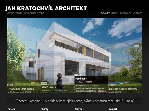 architektonický ateliér jan kratochvíl architekt