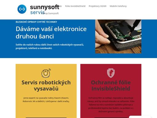 svěřte do našich rukou další život vašich robotických vysavačů, telefonů a projektorů xgimi. ? zkušený tým techniků ? rychlé opravy do 48 hodin ? špičková kvalita za dostupné ceny
