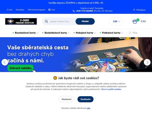 sběratelství, breaky a vše (nejenom) o mlb, na jednom webu… www.d-cards.cz