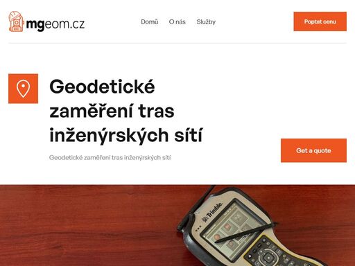 měříme s přesností, na které můžete stavět. nabízíme vytyčování hranic, 3d skenování a mapping. efektivní řešení vašich potřeb v oblasti geodézie.