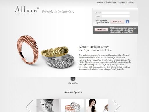 vyrábíme moderní zlaté a stříbrné šperky. moderní šperky neobvyklého designu. allure - probably the best jewelry!