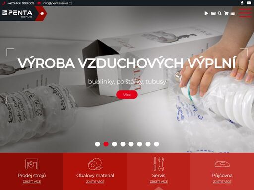 nabízíme páskovací a balicí stroje, obalový materiál, ovinovací stroje a vše, co potřebujete k balení či páskování.