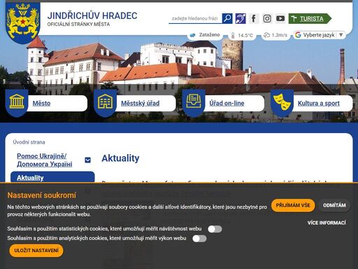 oficiální stránky města jindřichův hradec. najdete zde vše, na čem město i městský úřad jindřichův hradec pracuje, kontakty na měú a mnoho dalších užitečných informací.