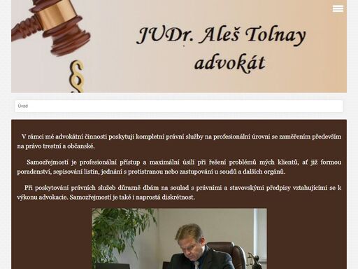 advokát  judr. aleš tolnay