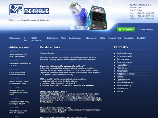 svařovací a řezací technika