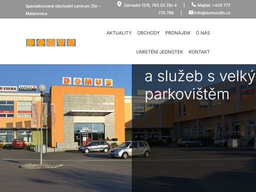 www.domuszlin.cz