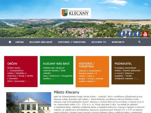 město klecany - oficiální web města klecany - městský úřad klecany