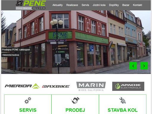 penecyklosport - opravy a prodej jízdních kol v české třebové