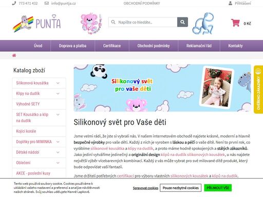 silikonový svět pro vaše děti.