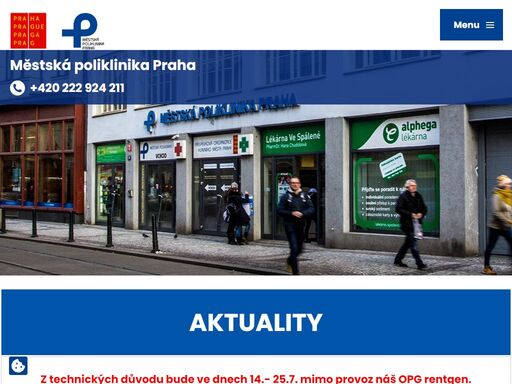 městská poliklinika praha, spálená 12, praha 1.