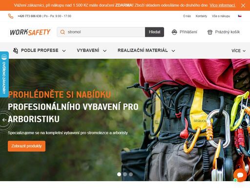 worksafety.cz je odborný prodejce a poradce pro pohyb nejen ve výškách pro odborníky i širokou veřejnost.
