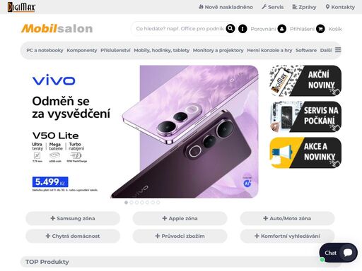 mobilsalon.cz – specialista na prodej a servis mobilních telefonů, tabletů a příslušenství. nabízíme široký sortiment elektroniky, rychlé dodání a odborné poradenství. navštivte naše pobočky v kopřivnici a valašském meziříčí.