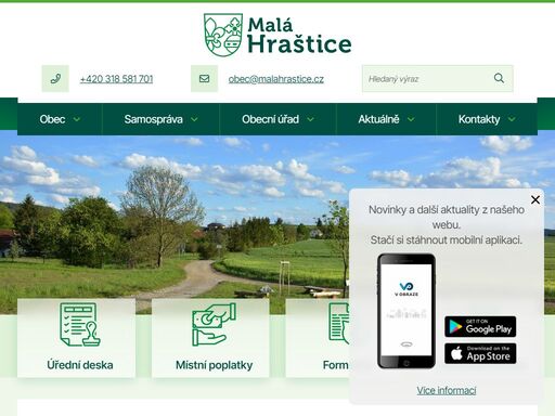 obec malá hraštice
