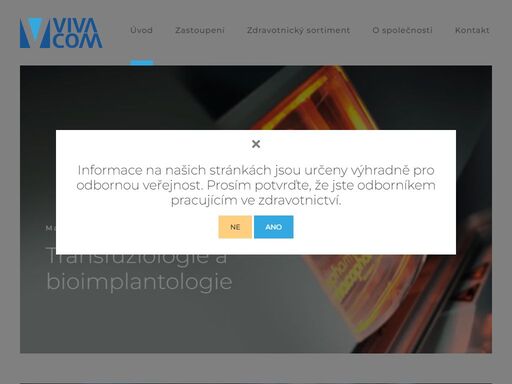 společnost vivacom vám nabízí dodávky špičkových a inovativních zdravotnických technologií od renomovaných výrobců.