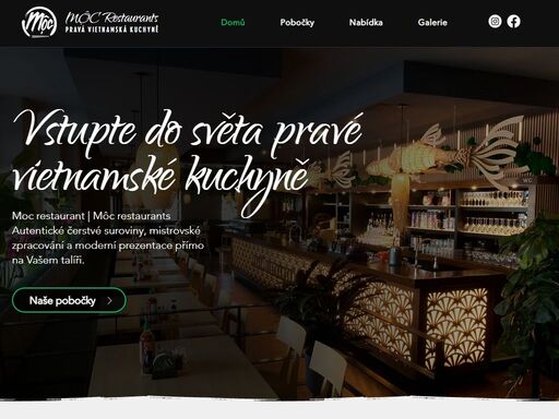 vstupte do světa pravé vietnamské kuchyně.
autentické čerstvé suroviny, mistrovské zpracování a moderní prezentace přímo na vašem talíři. moc restaurant jablonec, liberec, mladá boleslav.