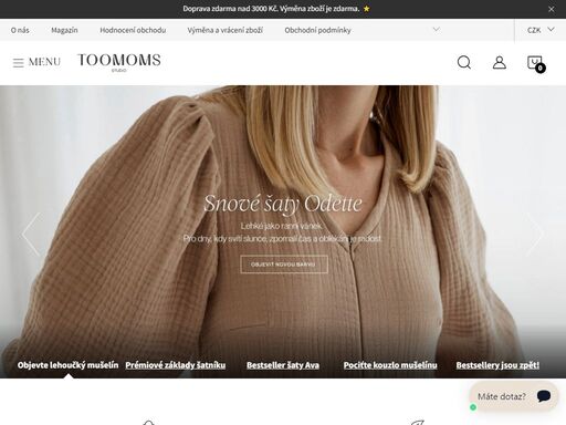 designová móda navržená a ušitá v čechách. s láskou k ženám. s důrazem na jedinečnost, kvalitu a precizní zpracování.