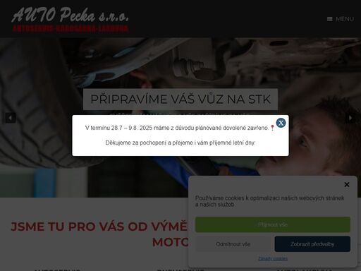 auto pecka s.r.o. - jsme tu pro vás od výměny oleje až po výměnu motoru. nabízíme profesionální služby v oblasti autoservisu, karosárny, lakovny atd.