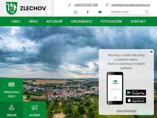 obec zlechov