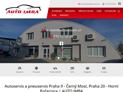 auto imba je kvalitní a spolehlivý autoservis a pneuservis na praze 9 - černý most, na praze 20 - horní počernice.