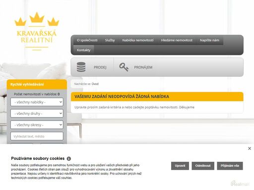 nabídka nemovitostí.