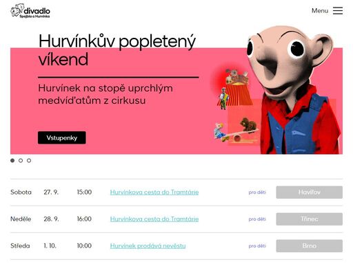 legendární loutkové divadlo pro malé i velké děti. spejbl, hurvínek, mánička, bábinka a pes žeryk.