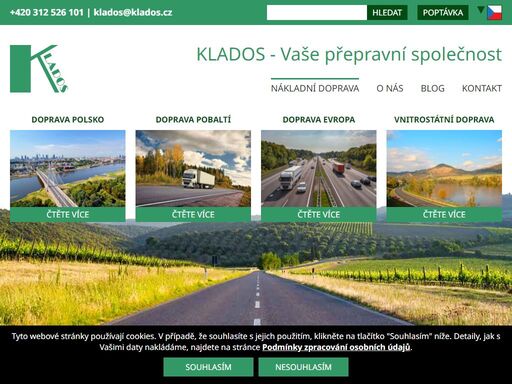 zabýváme se mezinárodní i vnitrostátní nákladní dopravou. vaše zboží přepravíme rychle, levně a spolehlivě.