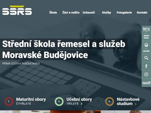 nabízíme rozsáhlé maturitní obory, učební obory a nástavbové studium. střední škola řemesel a služeb v moravských budějovicích.