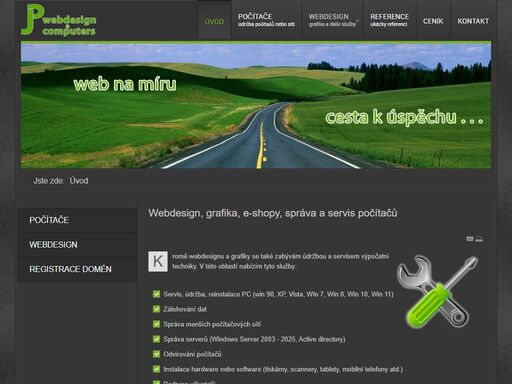 jan polášek - jp webdesign, webové prezentace na míru, grafika