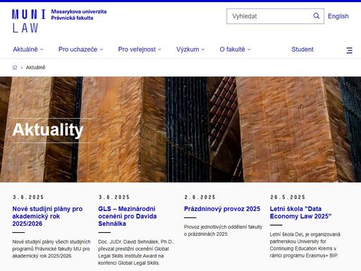 masarykova univerzita, právnická fakulta