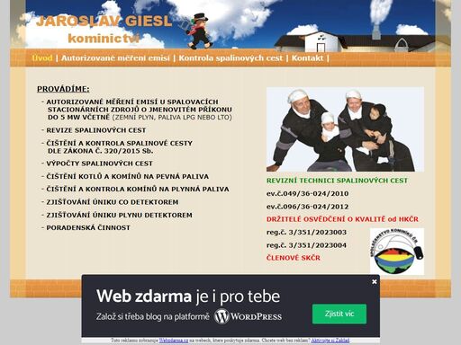 jaroslav giesl - kominictví