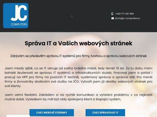 nabízím it služby pro firmy (správa sítě, pc, serverů, zálohování, ..), tvorbu webových stránek na míru, seo optimalizace a grafické práce.