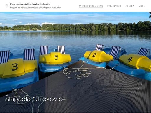 půjčovna šlapadel otrokovice štěrkoviště