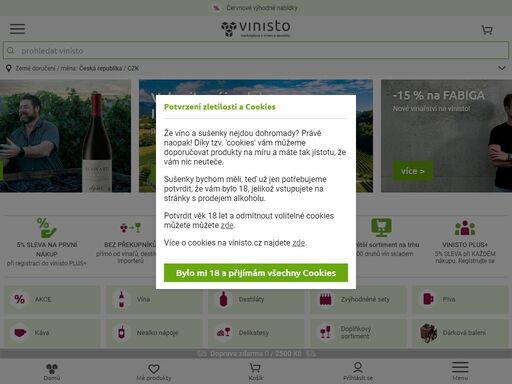 vinisto - první české online tržiště, logistická služba a komunita s víny a destiláty